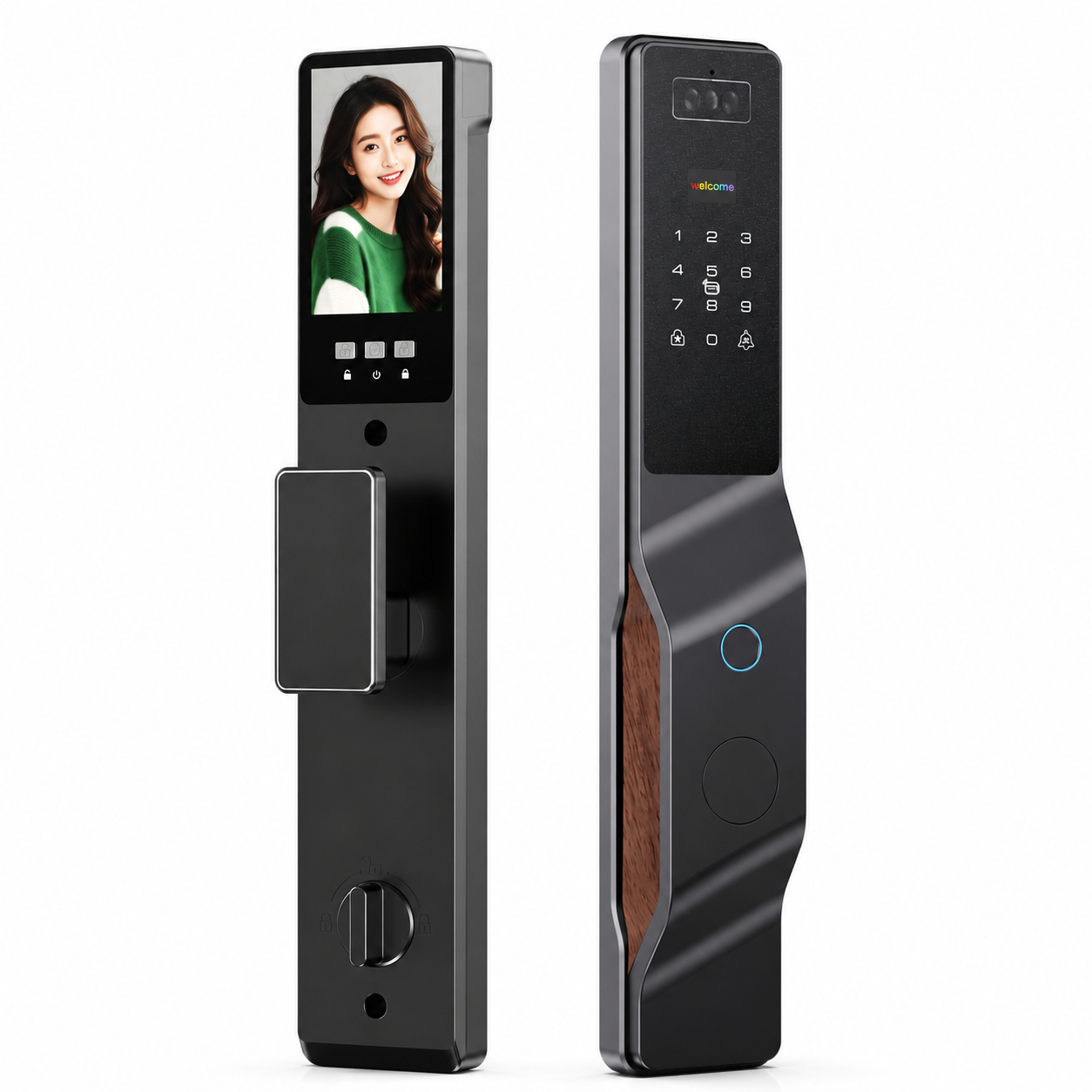 DF4 Face Recognition Video Smart Lock